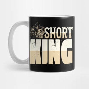 Short King // Funny Short Guy Crown Mug